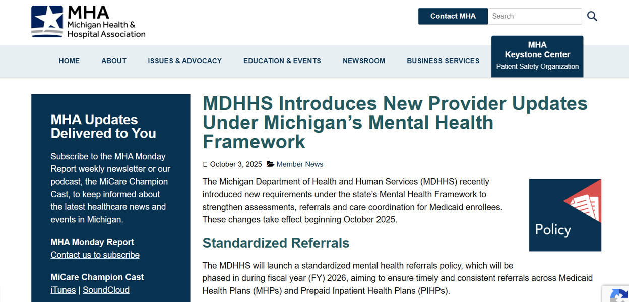 Changes To Michigan Medicaid In 2026