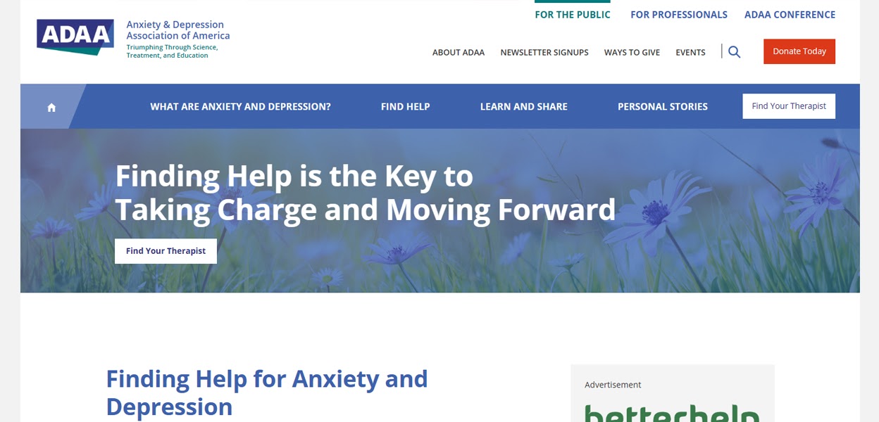 The Anxiety Depression Association Of America