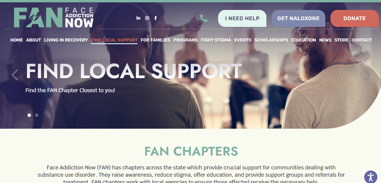 Support group meeting circle of people