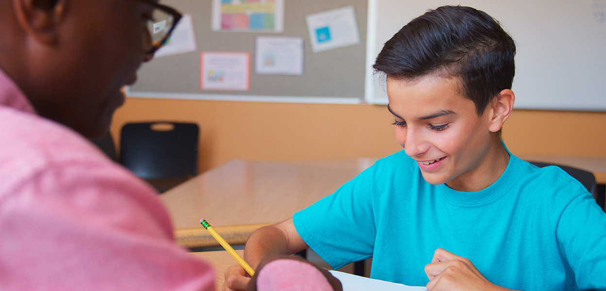 Students in a school counseling session