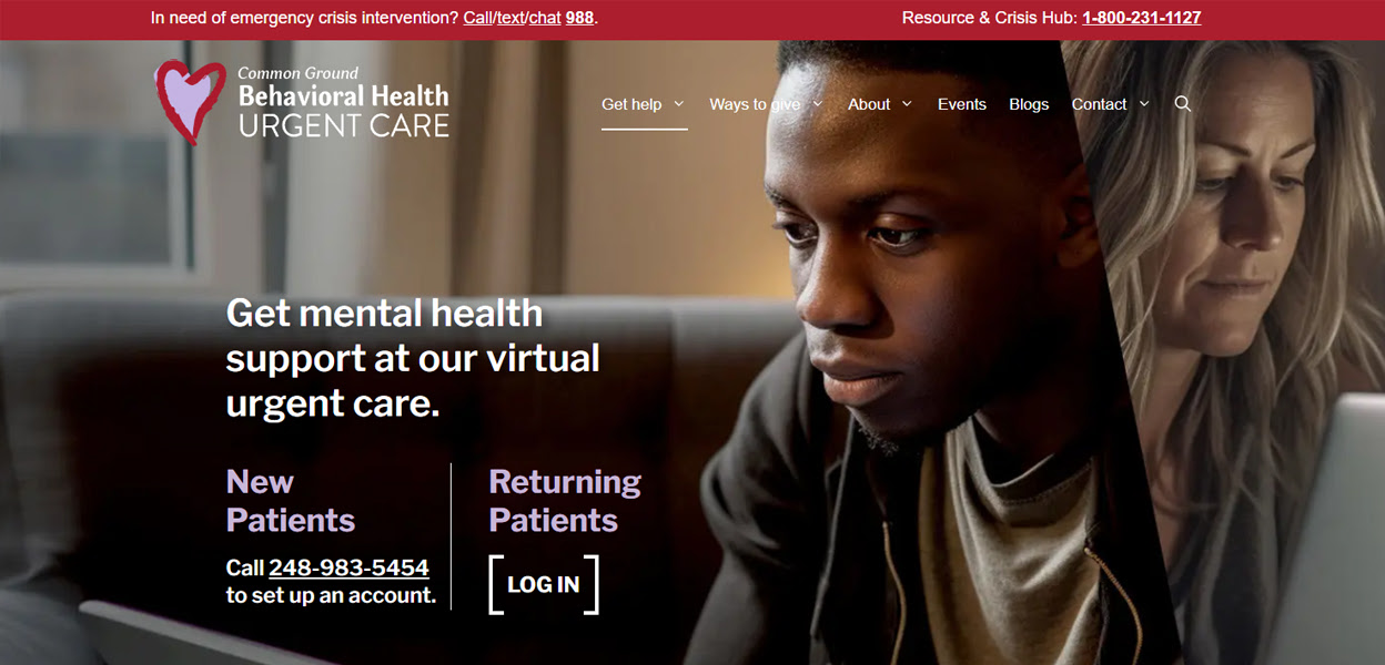 Oakland Community Health Network Crisis Services Common Ground